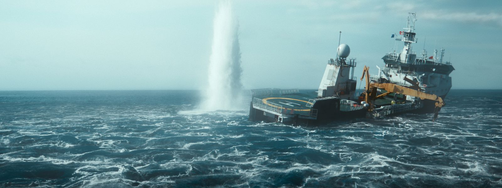 Das Schiff Thorvaldson gerät durch einen Blowout in höchste Gefahr.
