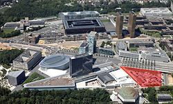 Der neue Sitz soll in Kirchberg entlang der Avenue J.F. Kennedy entstehen, dies neben dem Europäischen Kongresszentrum.  