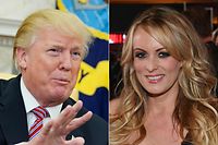 (FILES): This combination of file pictures created on February 14, 2018 shows US President Donald Trump speaking during a meeting with bipartisan members of Congress on infrastructure in the Cabinet Room of the White House on February 14, 2018 in Washington, DC; and adult film actress/director Stormy Daniels as she hosts a Super Bowl party at Sapphire Las Vegas Gentlemen's Club in Las Vegas, Nevada, February 4, 2018. 

Porn star Stormy Daniels will go to court on July 12 in a bid to dissolve an agreement stopping her discussing an affair she says she had with President Donald Trump, according to court papers published on March 14, 2018. Lawyer Michael Avenatti filed a lawsuit on behalf of Daniels last week seeking to toss out the confidential settlement she signed just days before the November 2016 election.The lawsuit alleges that Daniels, whose real name is Stephanie Clifford, began an "intimate relationship" with Trump in the summer of 2006 that continued well into 2007.
 / AFP PHOTO / GETTY IMAGES NORTH AMERICA AND AFP PHOTO / MANDEL NGAN AND Ethan Miller