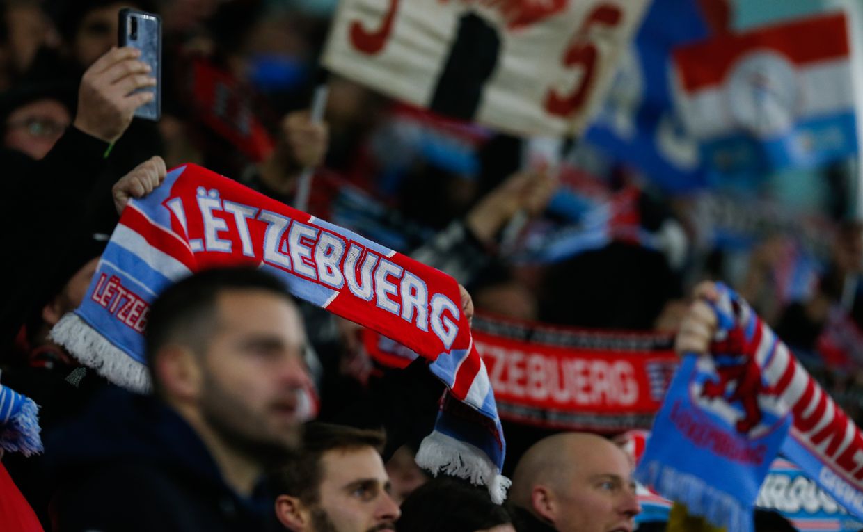 The Luxembourg fan scarf was one of the most famous souvenirs in the stadium.