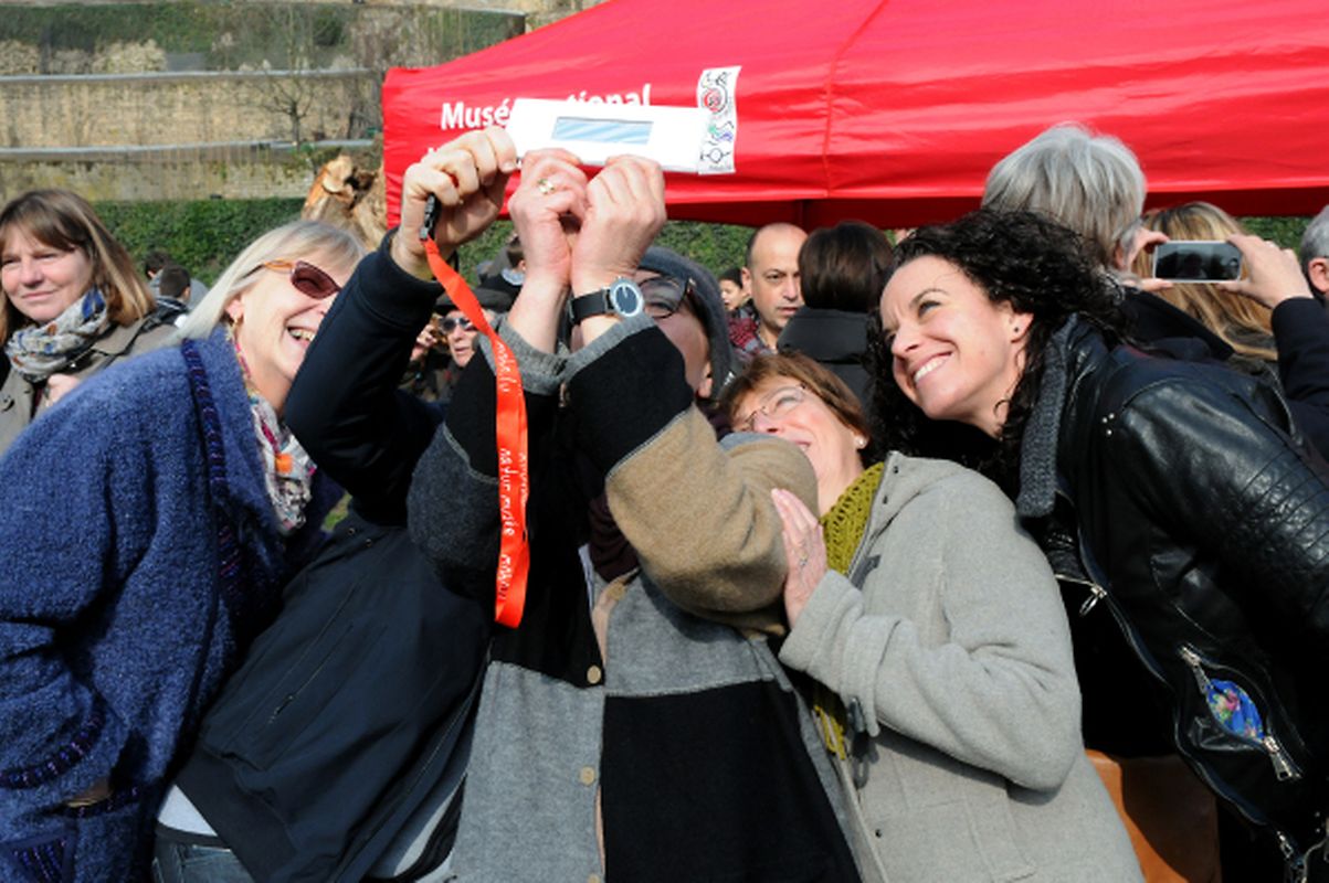 Im Hof der Abtei Neumünster.