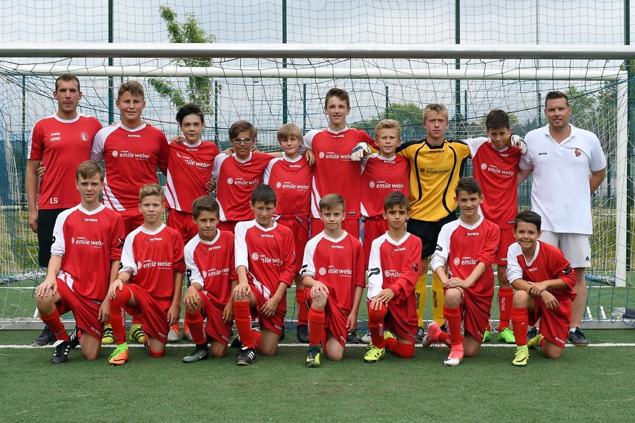 Les minimes de l'Entente Osten.