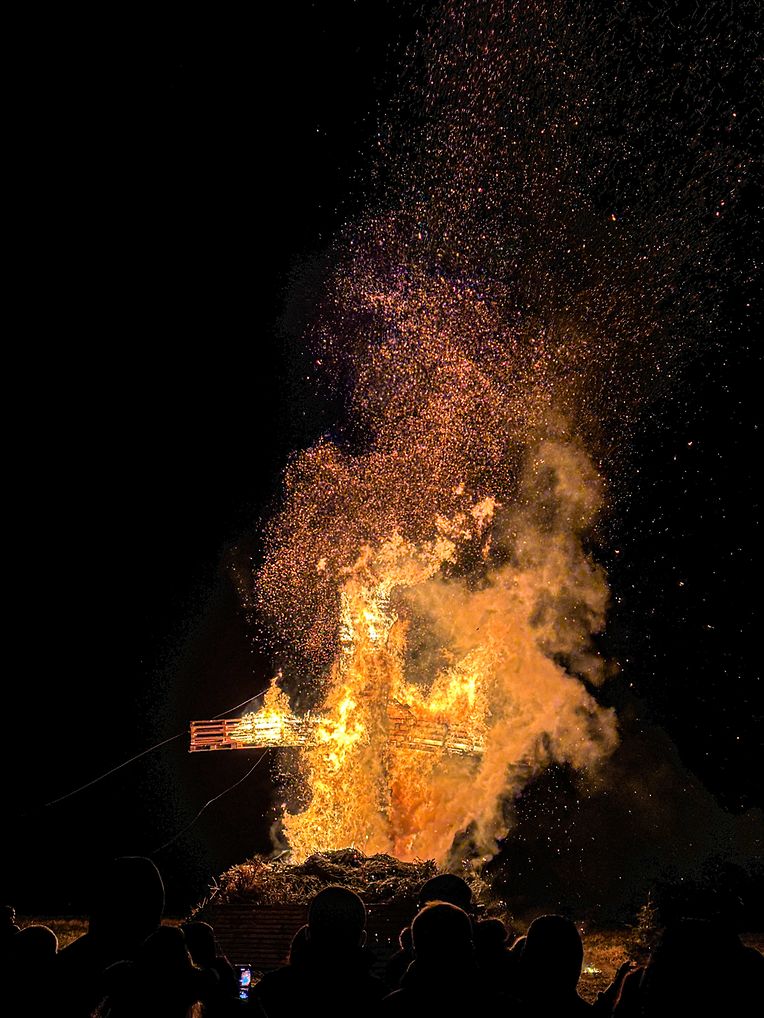 Buergbrennen Eechternoach 2024 / Foto: Viktor WITTAL