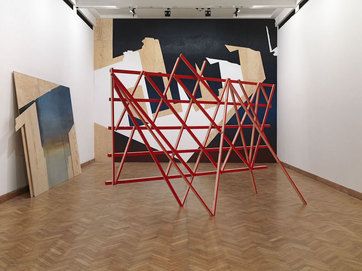 Einblick in Tina Gillens Soloschau im Brüsseler Bozar, "Echo", 2015.