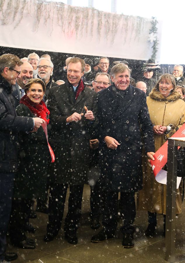 10.12.2017 Luxembourg, Kirchberg, Einweihung Tram, Tramsschienen, Mobilitéit photo Anouk Antony