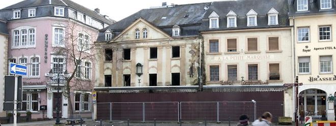 Kein schöner Anblick: Das Hotel "A La Petite Marquise" verfällt zusehends im Zentrum von Echternach.