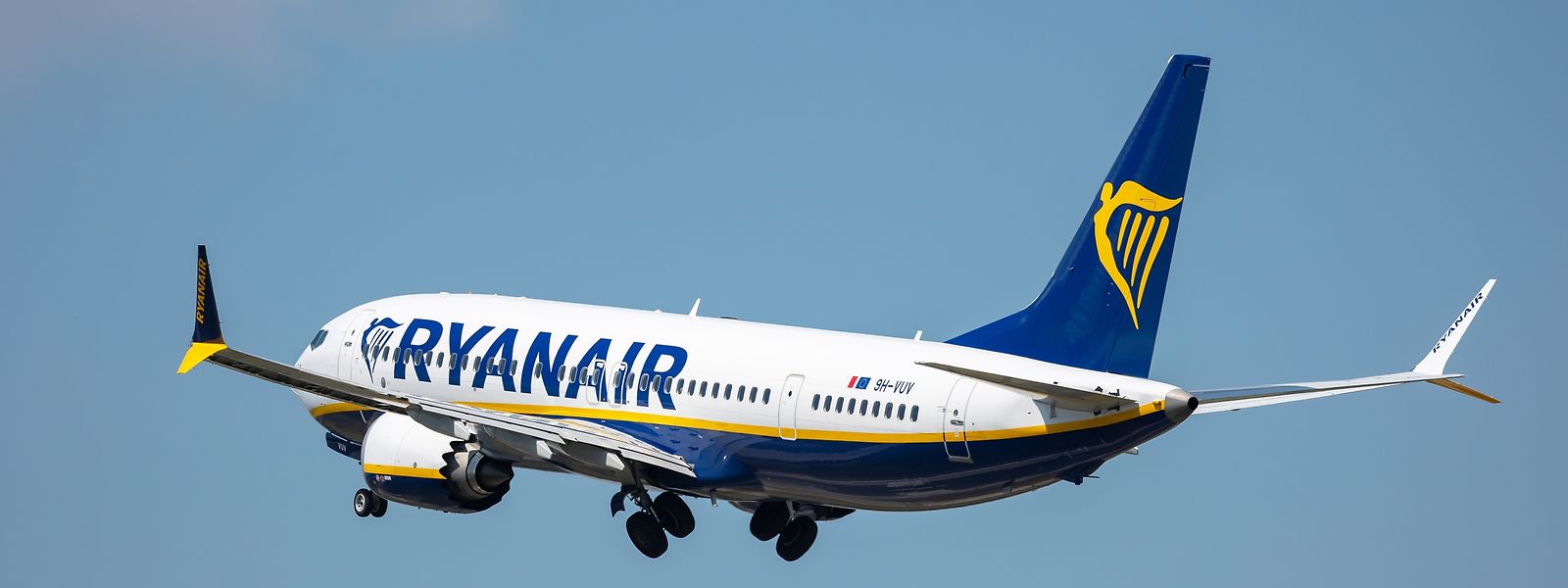 Die Billigfluggesellschaft Ryanair steuert auch vom Findel Ziele an.