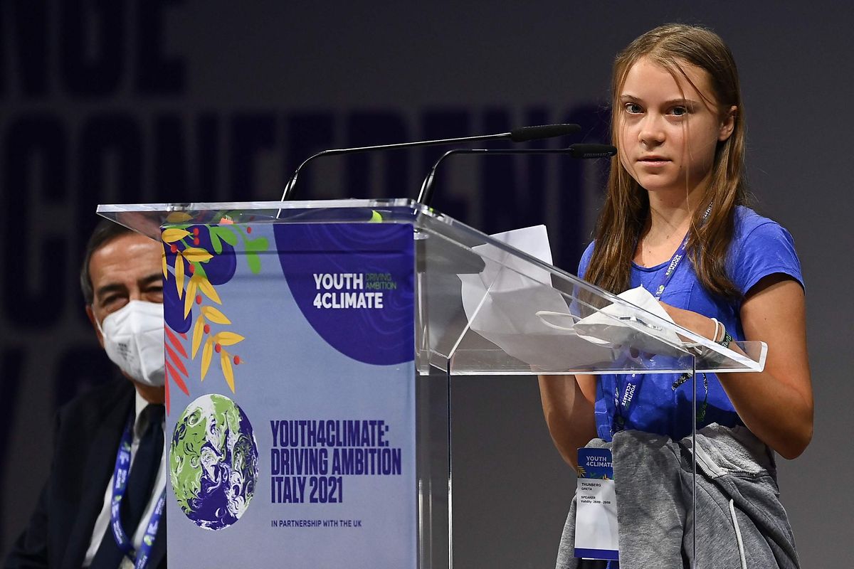 Greta Thunberg übte harsche Kritik an der internationalen Klimaschutzpolitik.