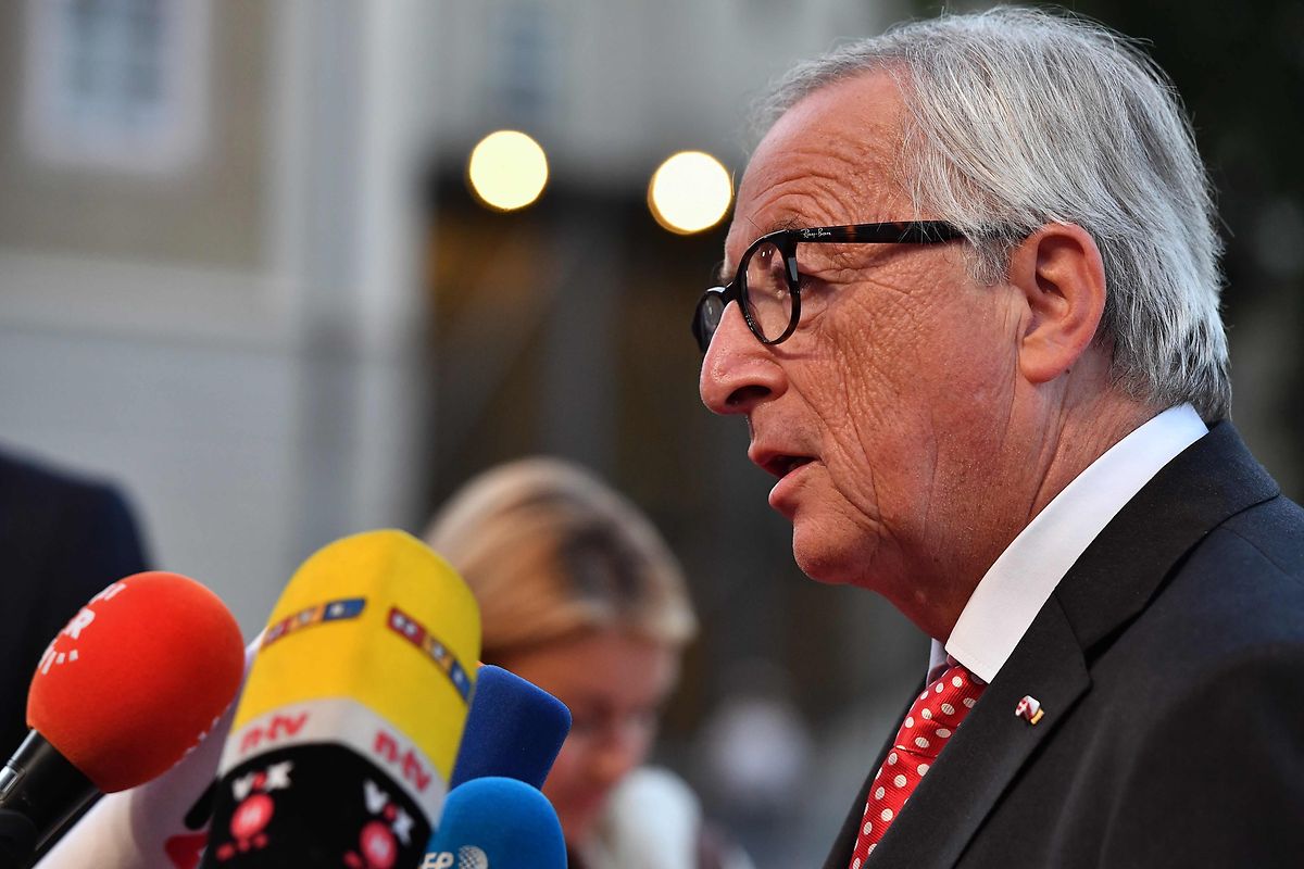 EU-Kommissionspräsident Jean-Claude Juncker war ein vielgefragter Interviewpartner.