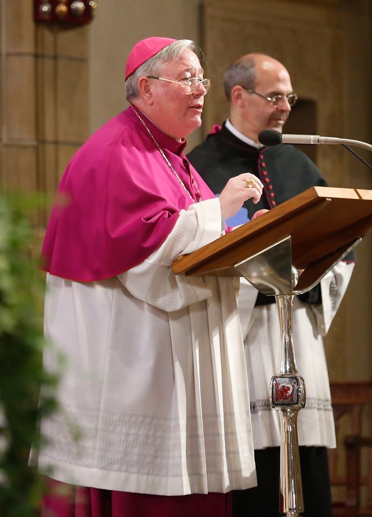 Oktave - Messe für die neue Pfarrei:  Dikrich Le Bon Pasteur , Jean Claude Hollerich, Luxembourg, le 18 Mai 2017. Photo: Chris Karaba
