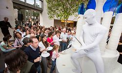 10 Jahre Mudam: Nahe am Publikum war auch die Performance zum Jubiläum.