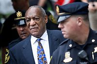 (FILES) In this file photo taken on September 24, 2018 US actor Bill Cosby arrives at court in Norristown, Pennsylvania to face sentencing for sexual assault. - A jury in California found June 21, 2022 that entertainer Bill Cosby sexually assaulted a teenager at the Playboy Mansion in the 1970s. Judy Huth, now aged 64, was awarded $500,000 damages after the jury determined that Cosby had molested her in 1975 when she was just 16 years old. (Photo by Brendan Smialowski / AFP)