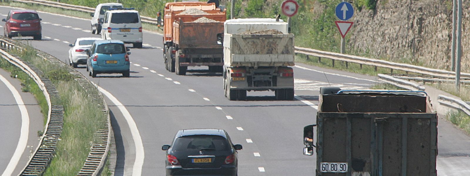 Das Verkehrsaufkommen verursacht den Löwenanteil der CO2-Emissionen in Luxemburg.