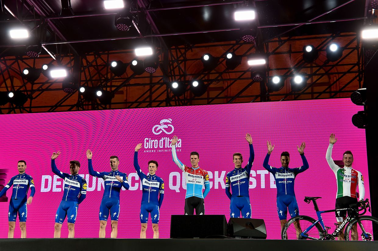 In seinem Landesmeistertrikot wird Bob Jungels gut zu erkennen sein auf den Straßen Italiens.