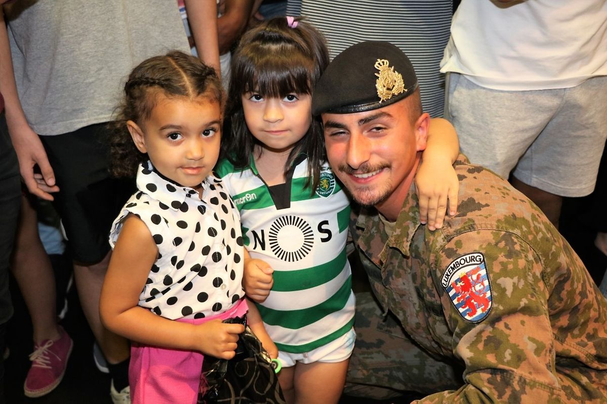 Des larmes de joie ont jailli samedi soir à l'accueil des 23 soldats de retour de mission au Kosovo.