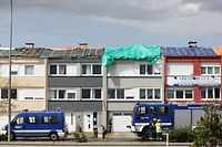 Lokales Tornade Petange-Bascharage, travaux , nettoyage, foto: Chris Karaba/Luxemburger Wort