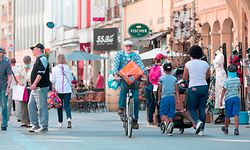 In der Escher Uelzechtstrooss zeigt sich wieder das gleiche Bild wie vor dem Lockdown.