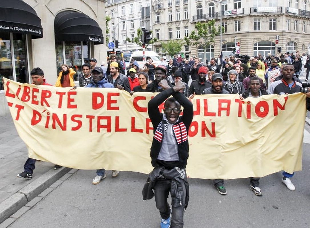Bei den Krawallen vor dem Konferenzzentrum in Kirchberg waren mehrere Demonstranten und Polizisten verletzt worden.