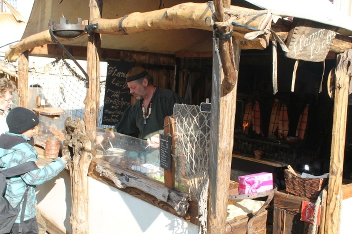 Der Mittelaltermarkt in Echternach.