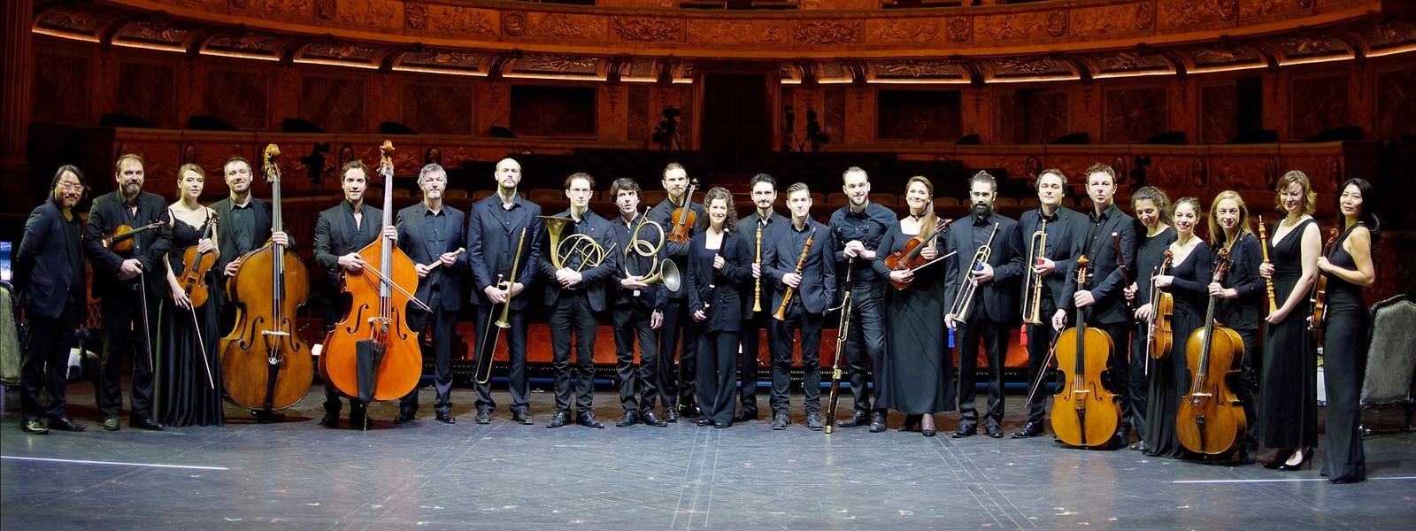 A orquestra da Royal Opera de Versailles.
