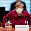 Angela Merkel (CDU) während einer Kabinettssitzung.