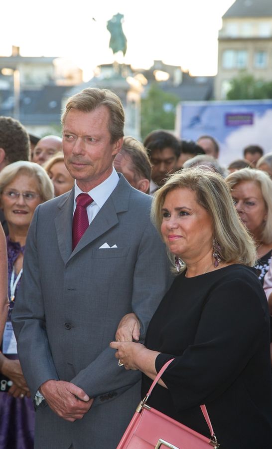 Das großherzogliche Paar beim MICE-Empfang. 