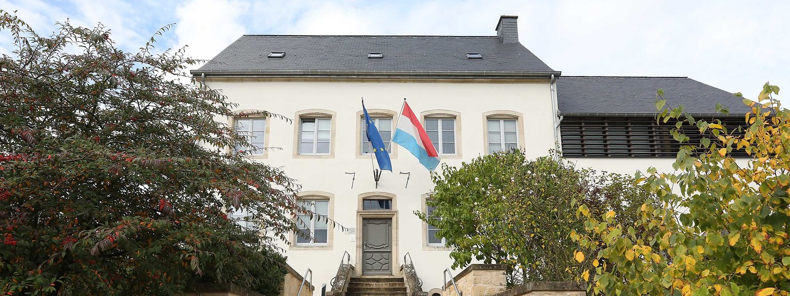 Das Gebäude der Gemeinde Helperknapp in Tüntingen.