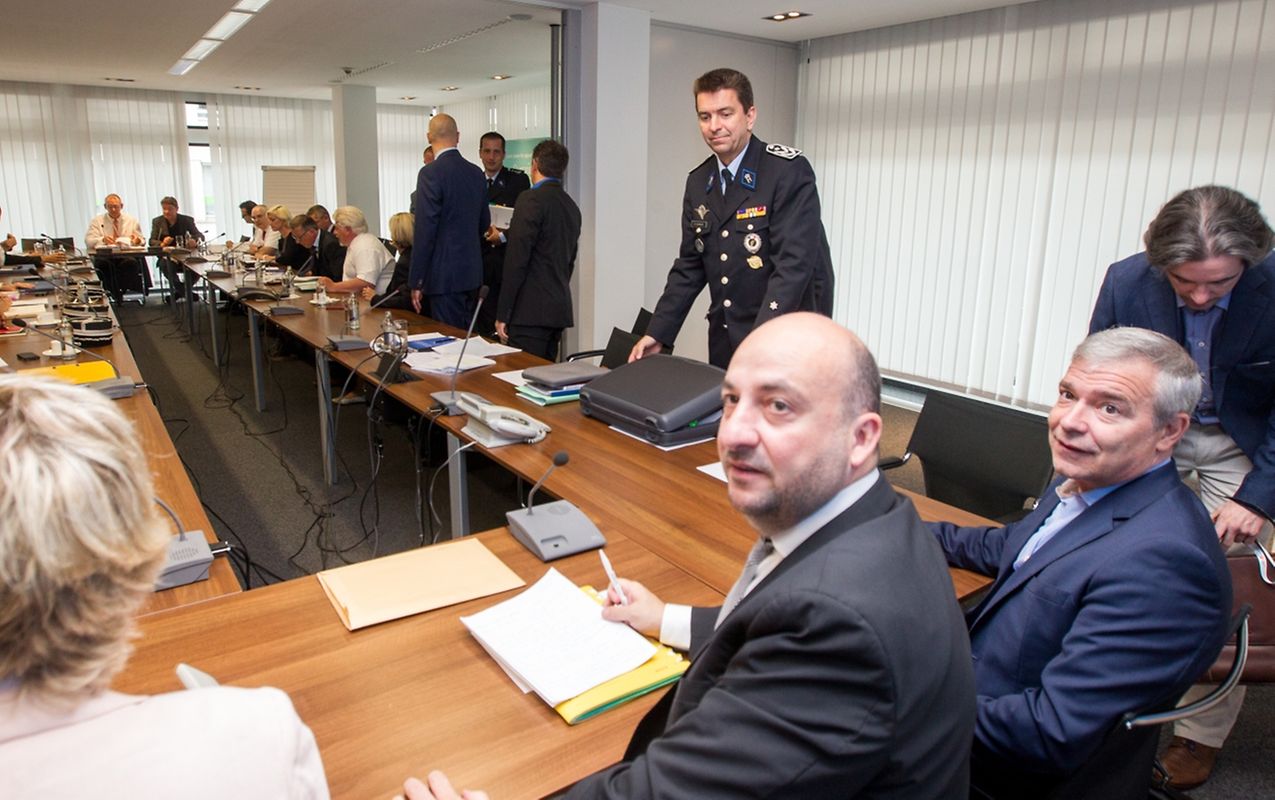 Wenige Minuten vor der Unterredung am Donnerstagmorgen.