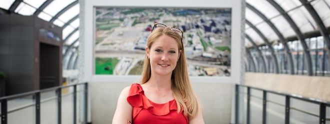 Carole nimmt Sie mit auf einen Rundgang durch "ihr" Belval