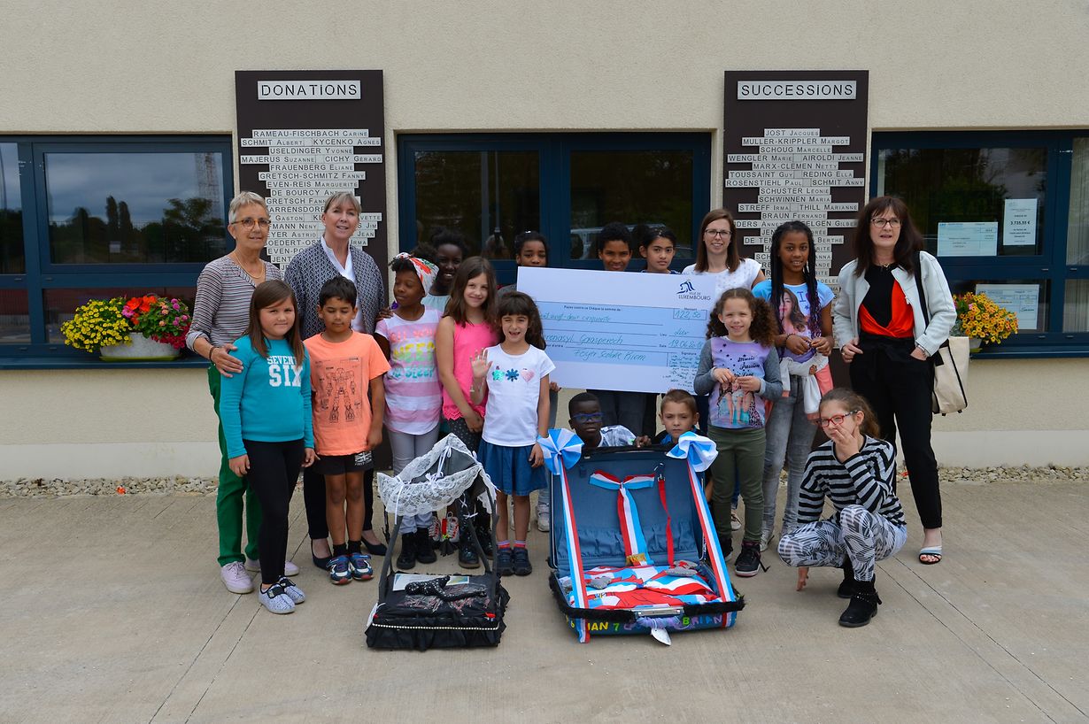 Mardi 19.06.2018 , 15.00 heures , remise de chéque à l'Asile des Animaux à Gasperich-Luxembourg , 80, rue Wolfgang Amadeus Mozart , L- 2166 Luxembourg , photo: Soubry Charles