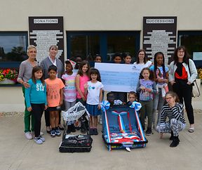 Mardi 19.06.2018 , 15.00 heures , remise de chéque à l'Asile des Animaux à Gasperich-Luxembourg , 80, rue Wolfgang Amadeus Mozart , L- 2166 Luxembourg , photo: Soubry Charles
