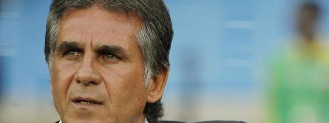 O treinador português Carlos Queiroz