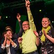 Hatten Grund zur Freude: Die Grünen bei den Wahlen 2018.