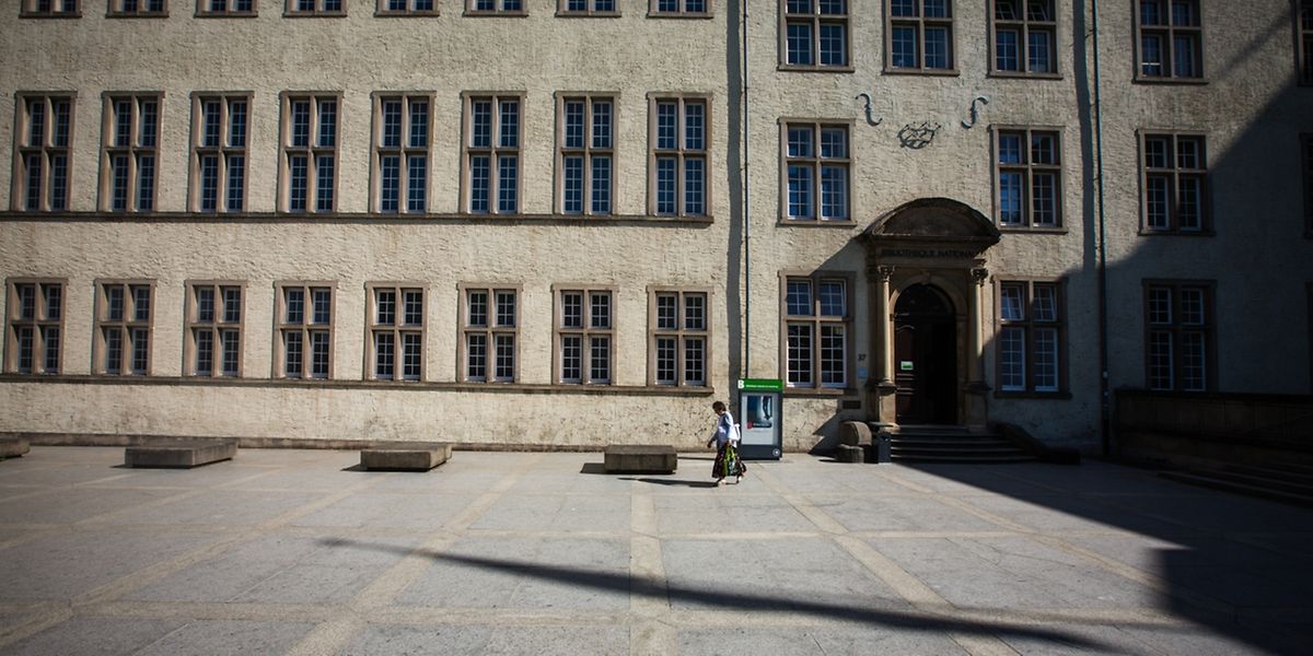 Aal Nationalbibliothéik - Entrée Bvd Roosevelt - Photo : Pierre matgé