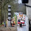 Das erste Radargerät wurde am Dienstagmorgen auf der N11 installiert.