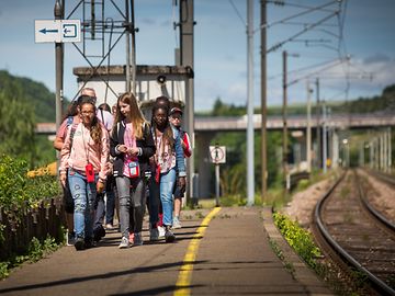 "Journée Fair&Care": Kinder unterwegs im Verkehr