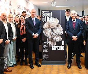 Exposition sur la truffe à l'EHTL, en collaboratin avec l'ambassade de l'Italie