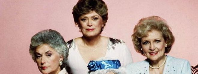 Bea Arthur (ganz links) spielte die sarkastische Dorothy in der Serie "Golden Girls".