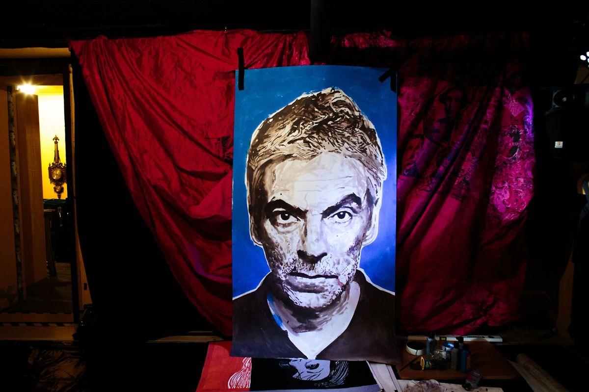 Das Porträt von dem portugiesischen Filmregisseur Pedro Costa.