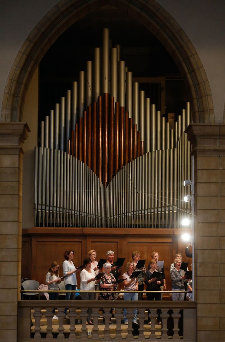 Oktave - Messe für die neuen Pfarreien: Wooltz Saints-Pierre-et-Paul & Öewersauer Saint-Pirmin, Luxembourg, le 18 Mai 2017. Photo: Chris Karaba