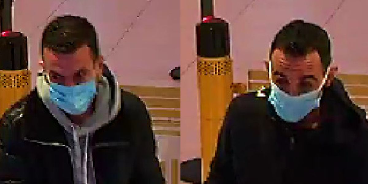 Estes são os dois homens que terão roubado vários artigos de um carro estacionado junto ao Casino 2000, em Mondorf-les-Bains. 