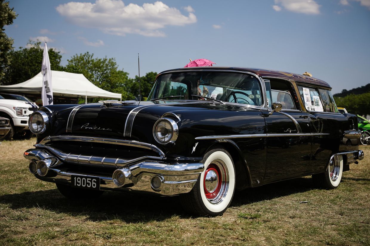 Noch bis Sonntag sind die US-Boliden in Stadtbredimus zu bestaunen.