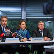 Os ministros Claude Meisch, Corinne Cahen e François Bausch fizeram o ponto de situação dos refugiados