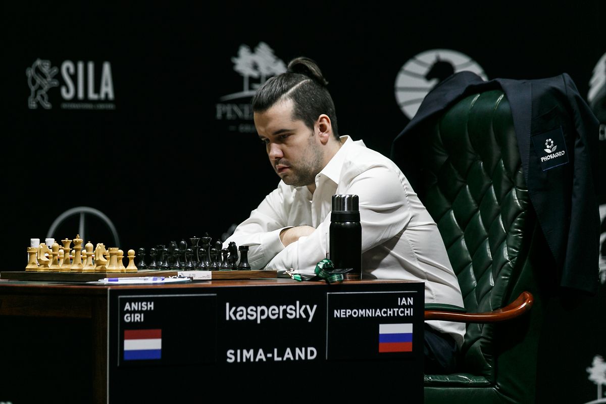 Der Russe Yan Nepomniachtchi verlor das WM-Finale 2021 gegen Magnus Carlsen.