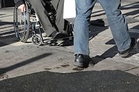Lokales, National Plan fur Inklusion v. Menschen mit Handicap, fauteuil roulant, Rollstuhl, Foto: Chris Karaba/Luxemburger Wort
