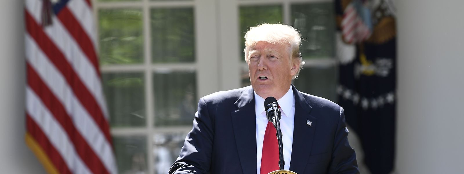 Donald Trump verkündet den Rückzug der USA aus dem Paris-Abkommen. 
