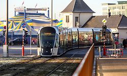 Lokales,Tram, Limpertsberg-Kirchberg. Foto: Gerry Huberty/Luxemburger Wort