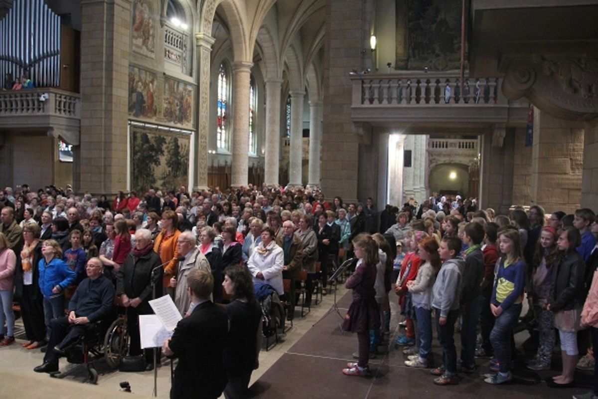 Messe für das Dekanat Clef mit den Pfarrverbände "Clief", "Ëlwen-Wäiswampech" und "Wëntger".