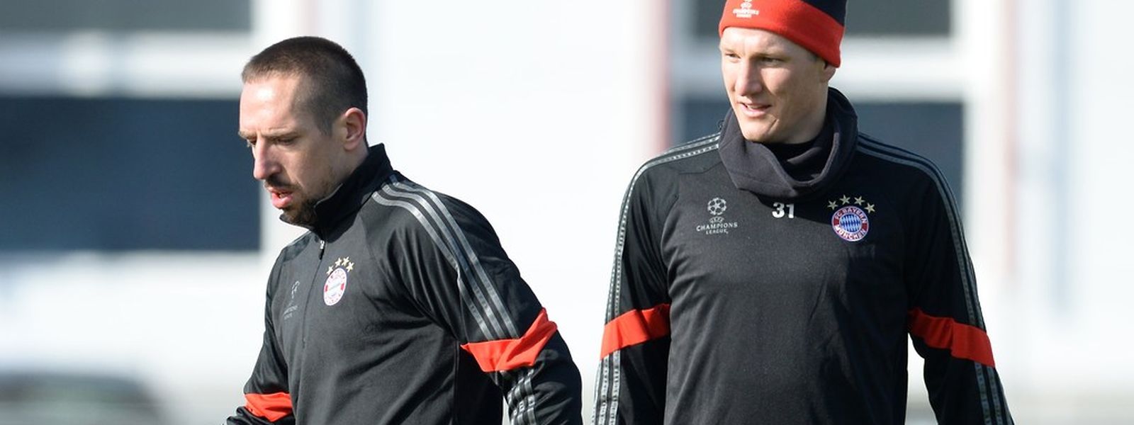 Für Franck Ribéry (l.) und Bastian Schweinsteiger kommt nur ein Sieg infrage.