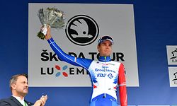 Kevin Geniets (33), Groupama-FDJ. Cyclisme : Skoda Tour Luxembourg. Mont Saint Nicolas. Foto : Stéphane Guillaume